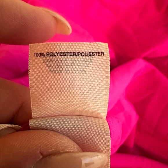 Rachel Roy NWT‎ Women's Rope Halter Handkerchief Dress Pink Size 2X Cocktail - Picture 7 of 10